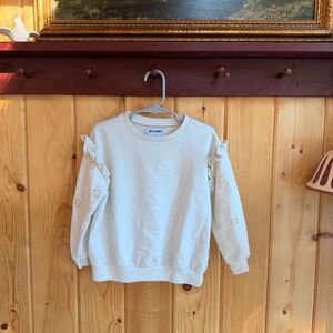 Old Navy Cream Crewneck Sweatshirt